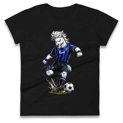 Retro Gillingham Football Ladies T Shirt