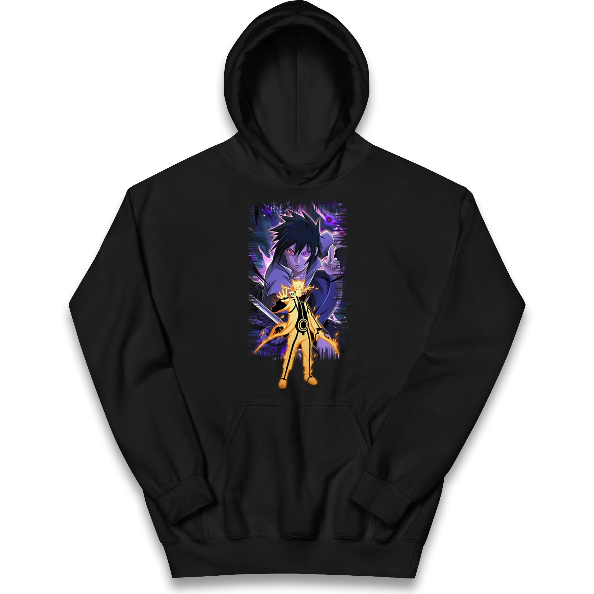 sasuke uchiha and naruto uzumaki hoodie