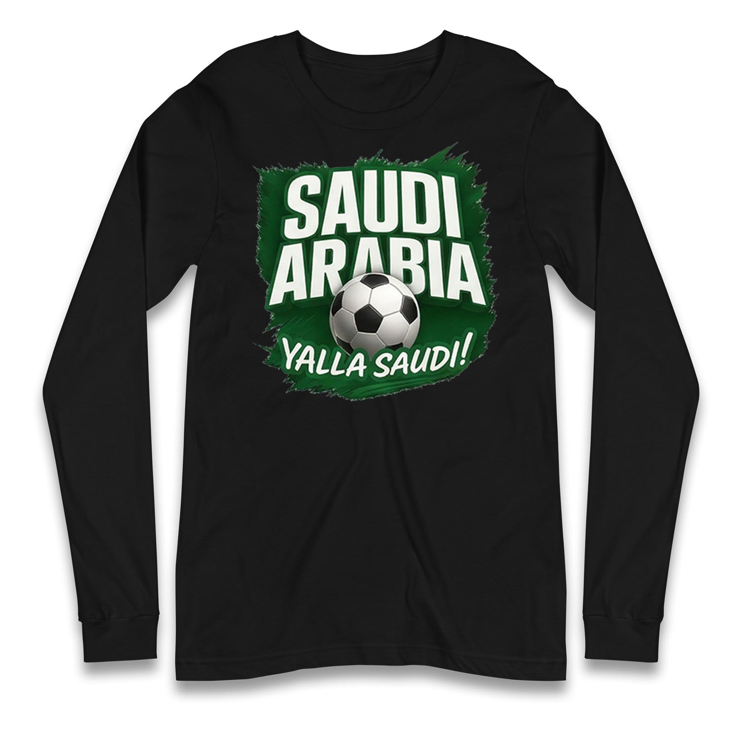 Saudi Arabia Retro World Cup Longsleeve T Shirt