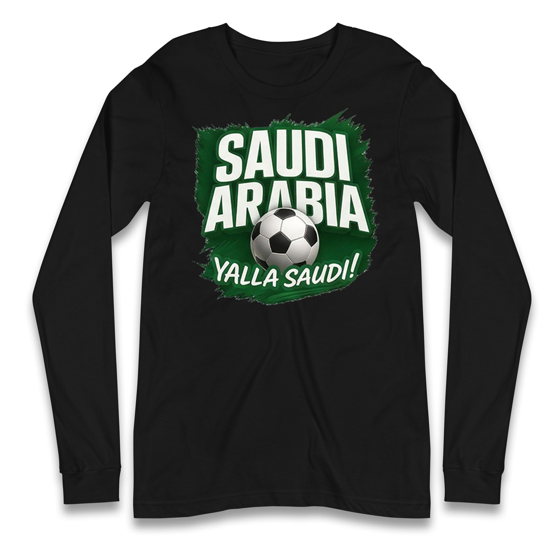 Saudi Arabia Retro World Cup Longsleeve T Shirt