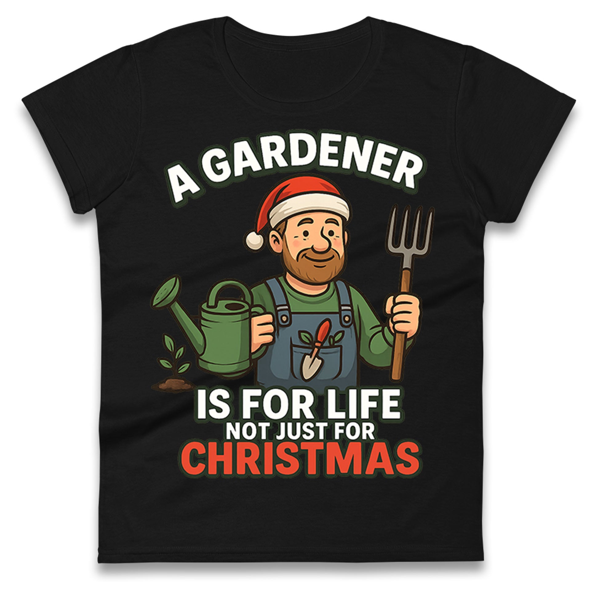 Gardener Christmas Ladies T Shirt