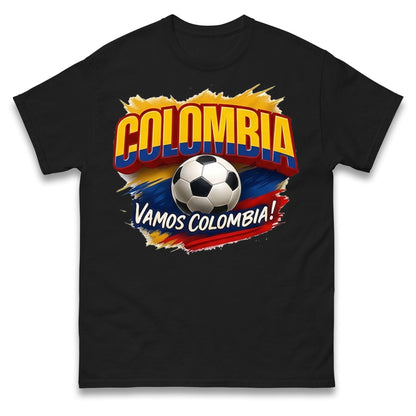 Colombia Retro World Cup T Shirt 