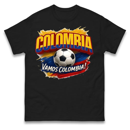 Colombia Retro World Cup T Shirt 