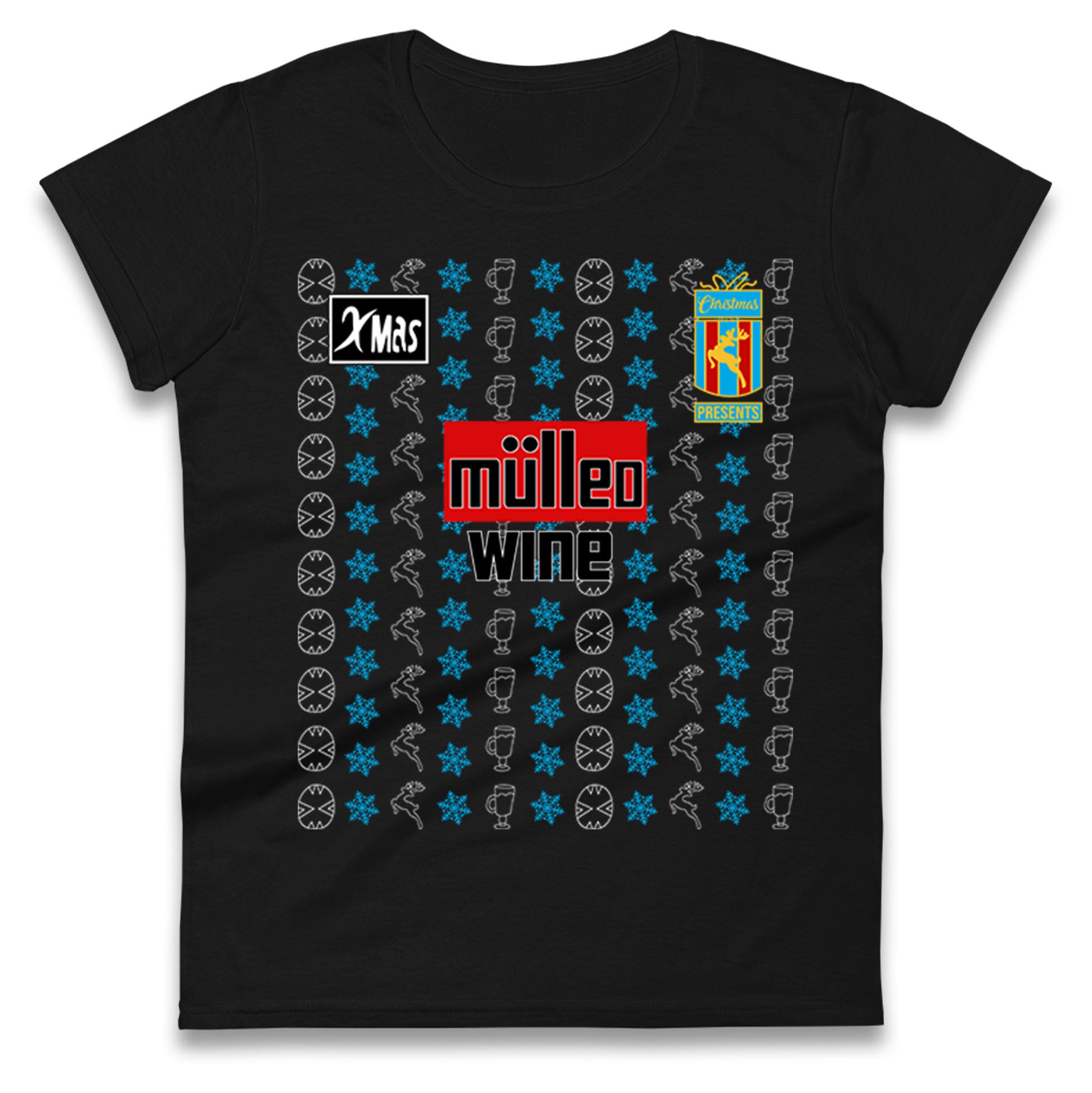 AVFC Christmas Ladies T Shirt