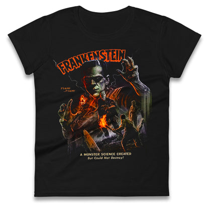 Frankenstein It's Alive Ladies T Shirt