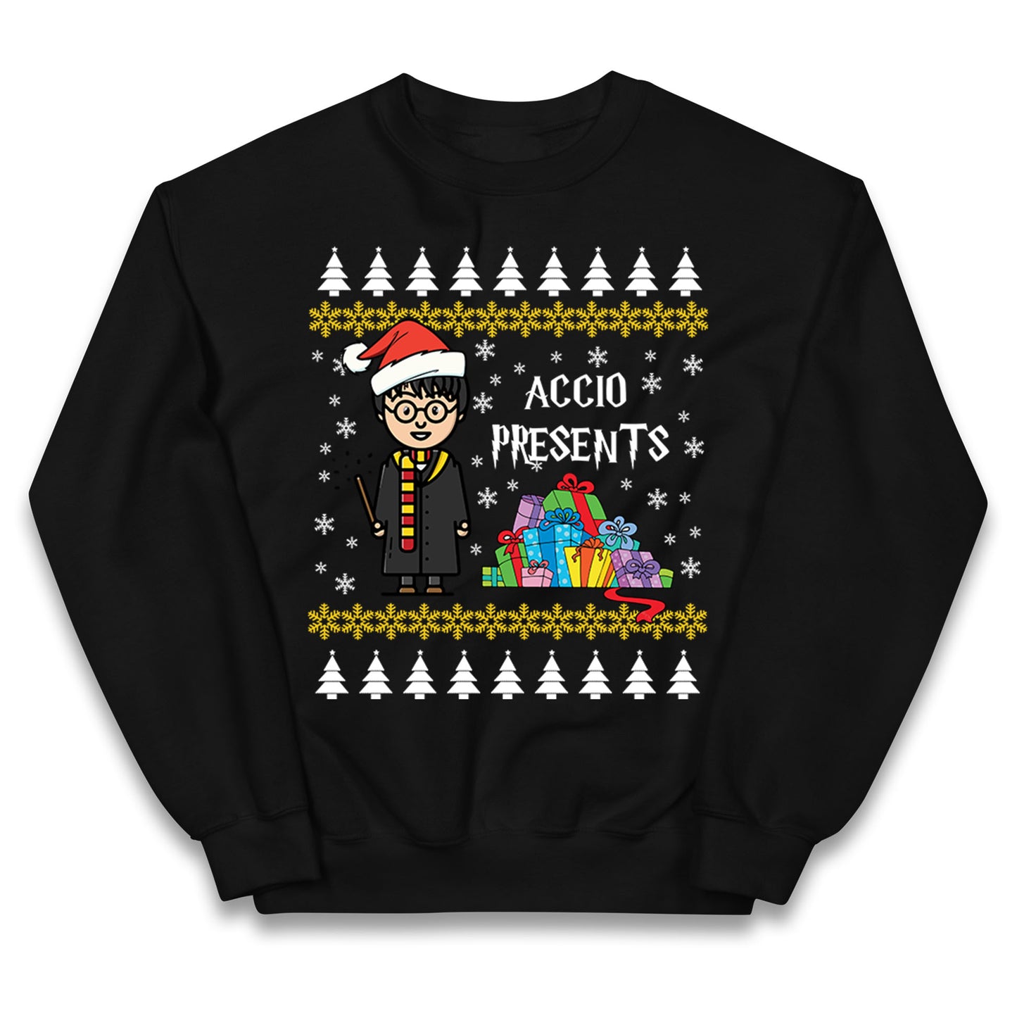 harry potter accio presents jumper