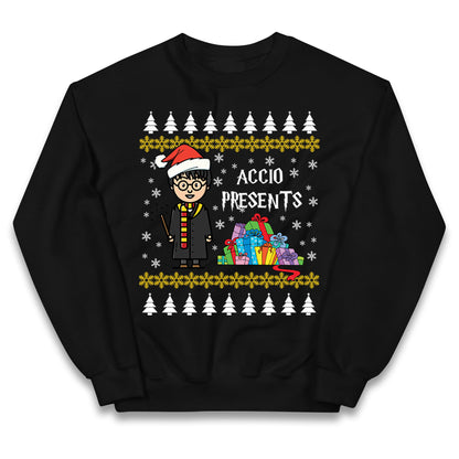 harry potter accio presents jumper