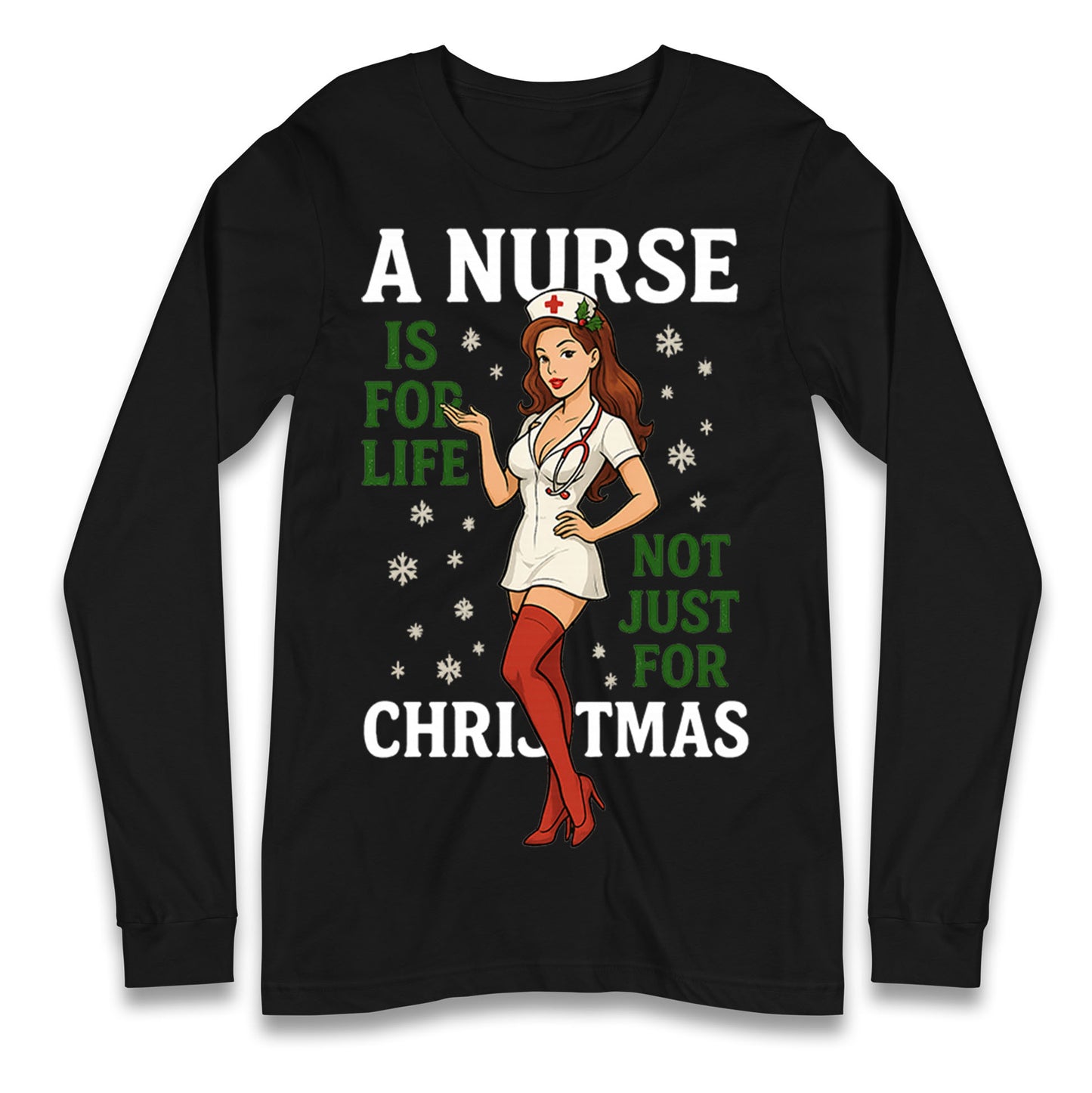 Nurse Christmas Longsleeve T Shirt