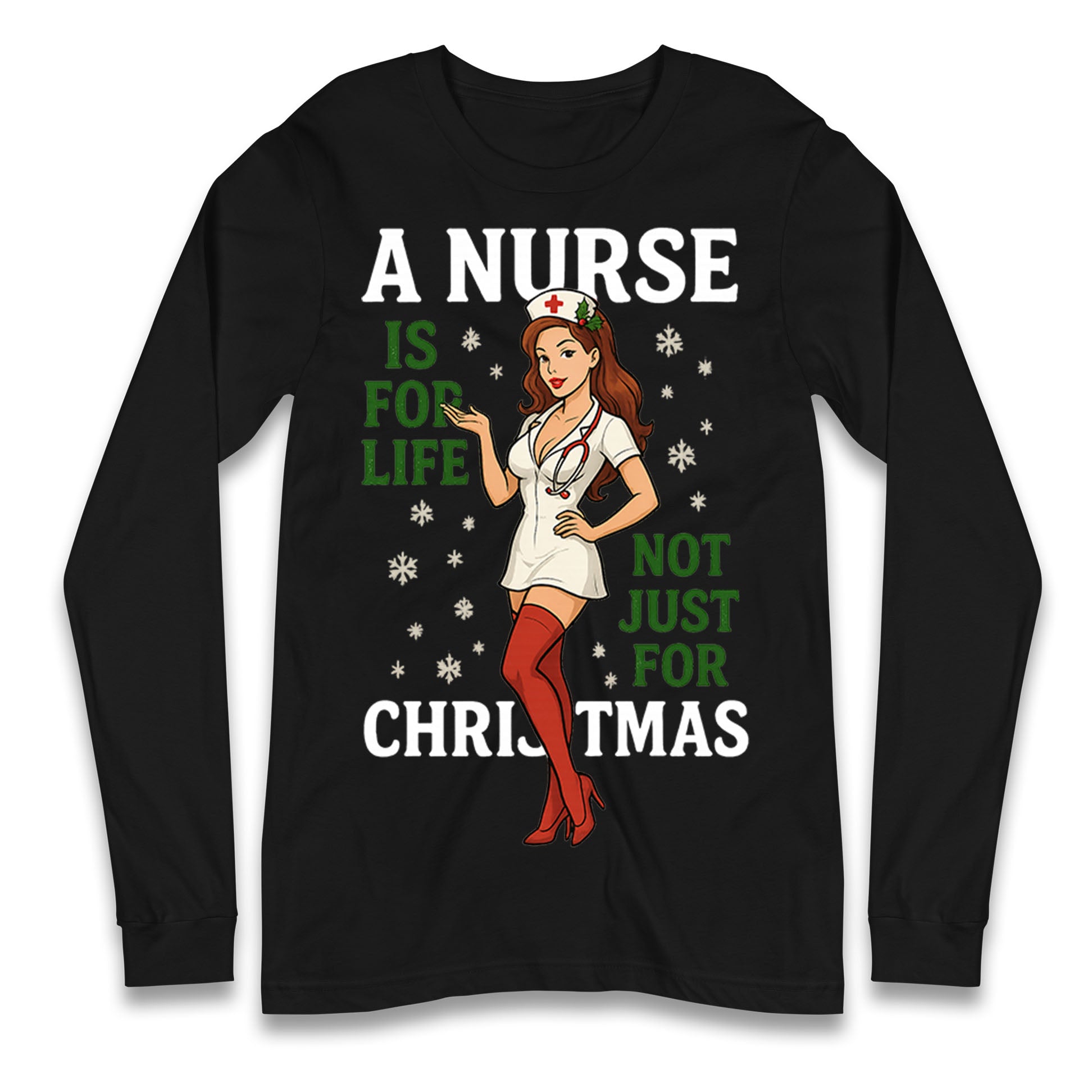 Nurse Christmas Longsleeve T Shirt