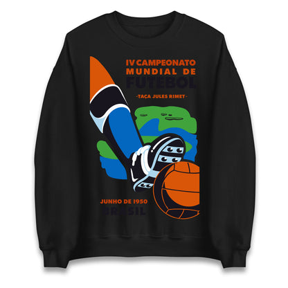 Brasil 1950 Retro World Cup Jumper