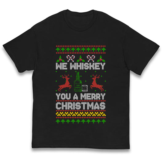 whisky Christmas Kids T Shirt