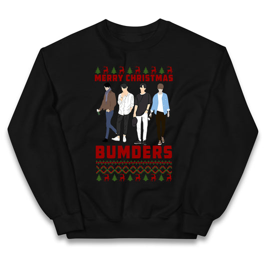 Merry Christmas Bumders The Inbetweeners Kids Jumper