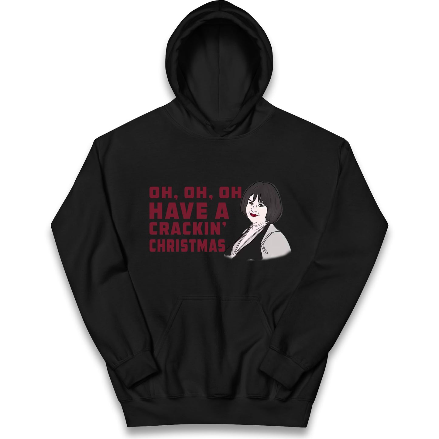 Oh My Crackin Christmas Nessa Gavin And Stacey Kids Hoodie