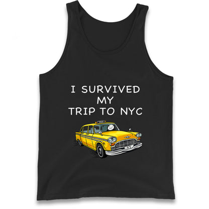 I Survived My Trip To NYC Yellow Taxi Tank Top