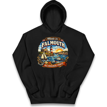 Made In Falmouth All Original Parts Kids Hoodie