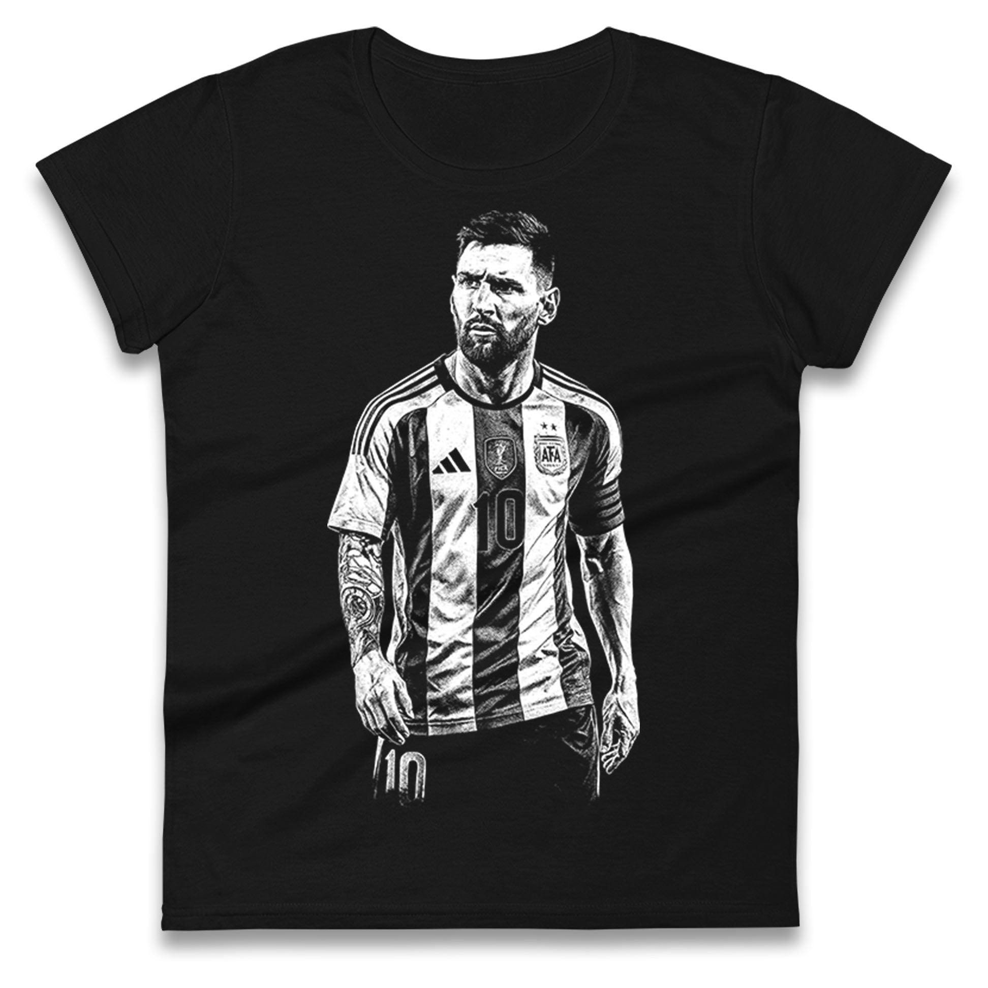 Lionel Messi Argentina Ladies T Shirt 