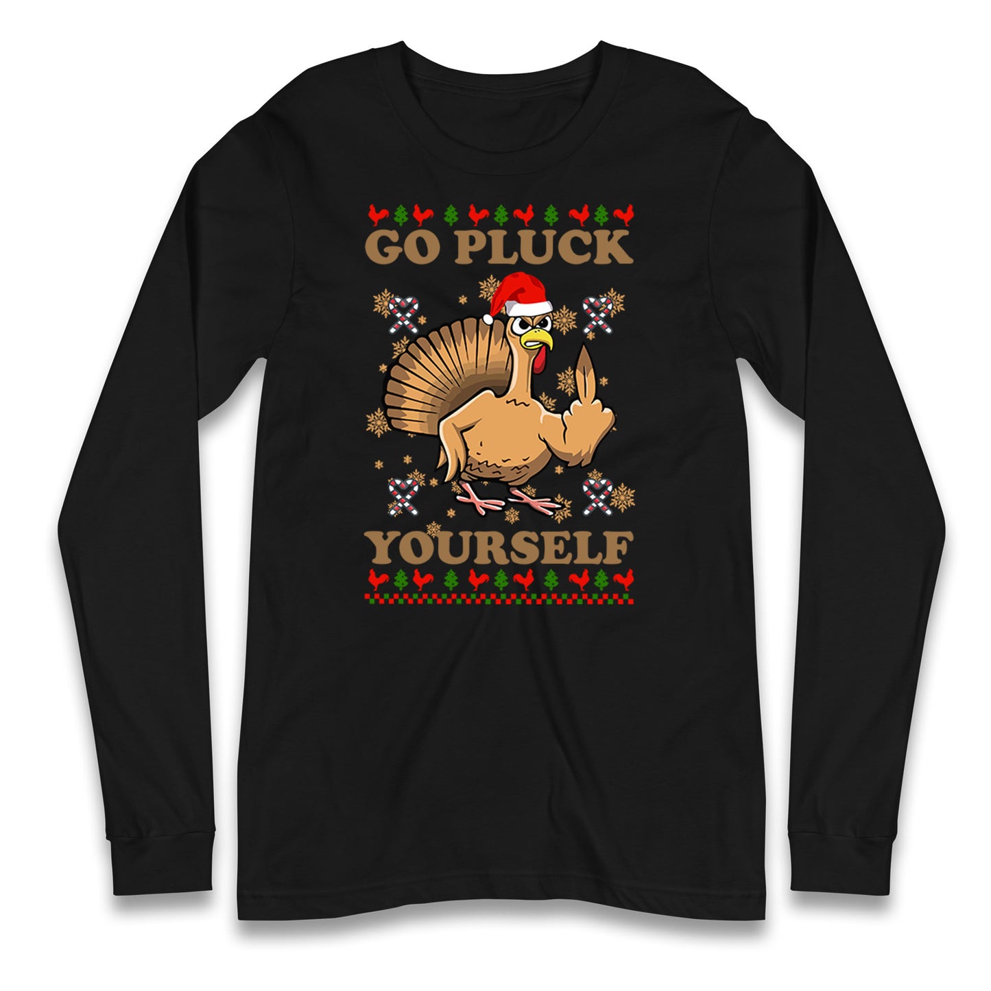 Christmas Go Pluck Yourself Funny T Shirt