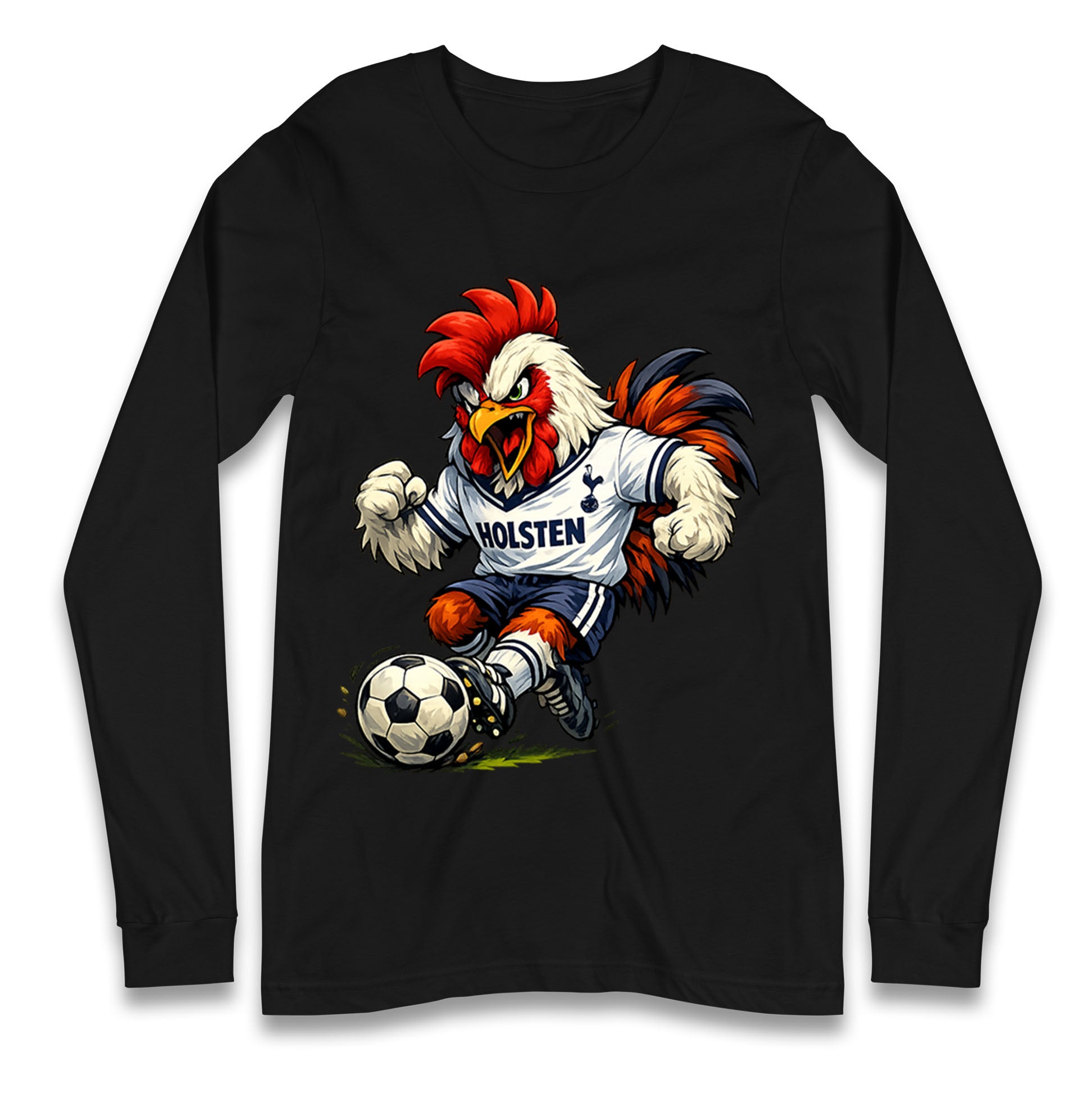 Retro Tottenhm Hotspur Longsleeve T Shirt