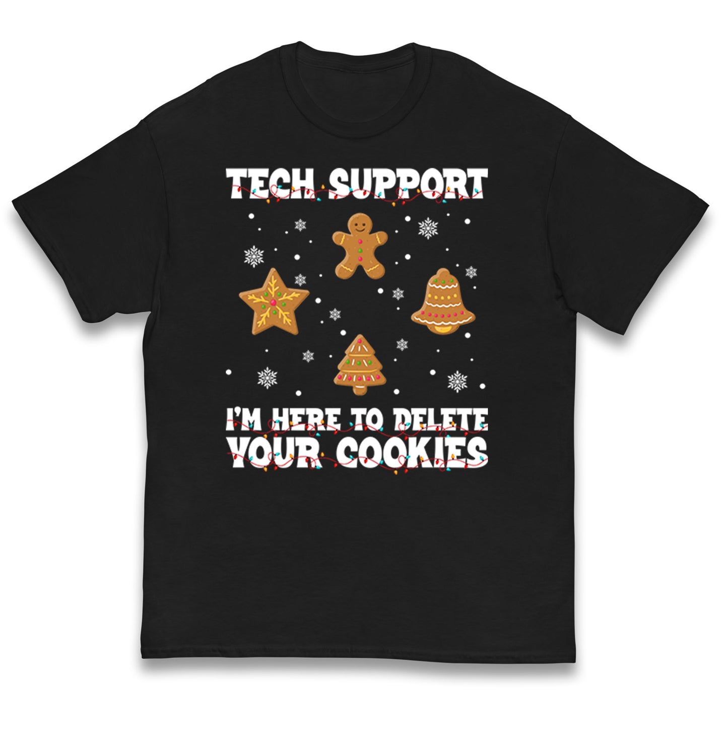 Delete Cookies Kids T Shirt