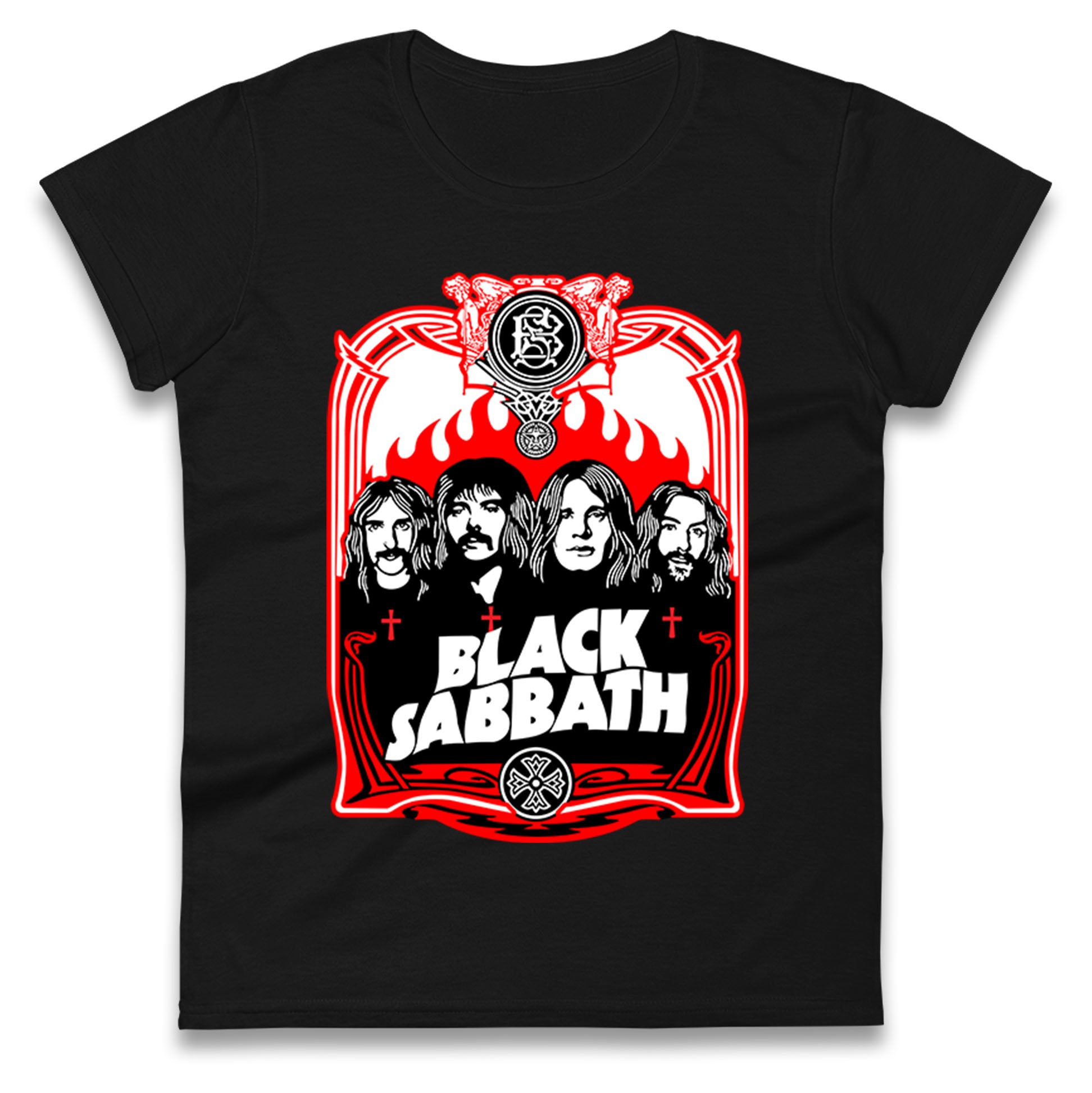Black sabbath Band Ladies T Shirt