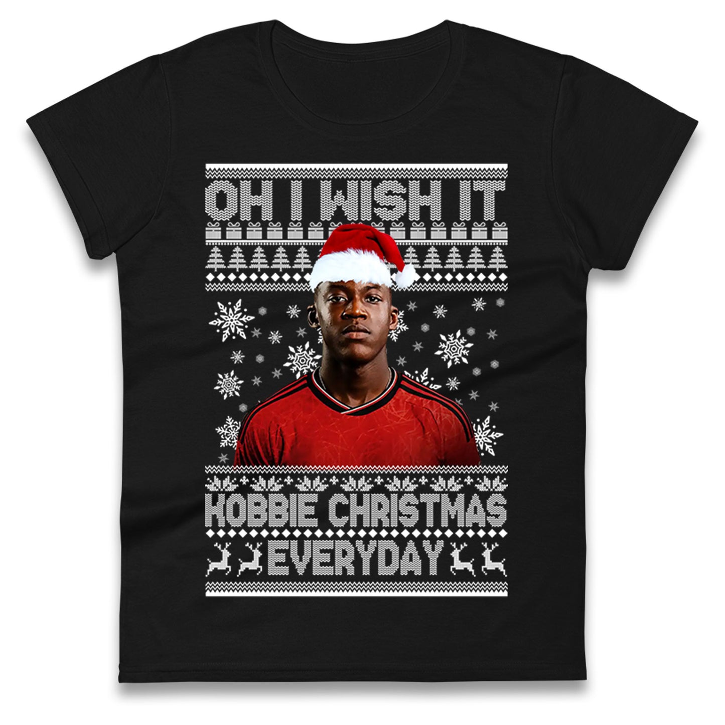 Kobbie Mainoo Christmas Ladies T Shirt