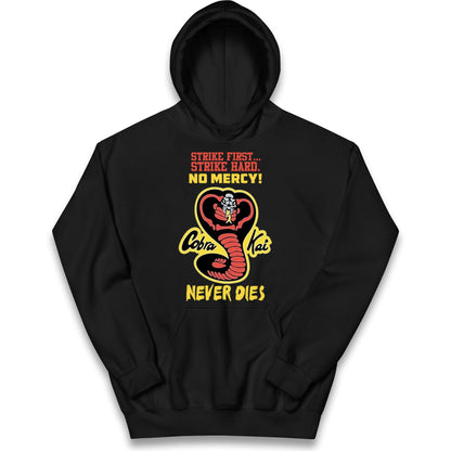 Cobra Kai Never dies Kids Hoodie