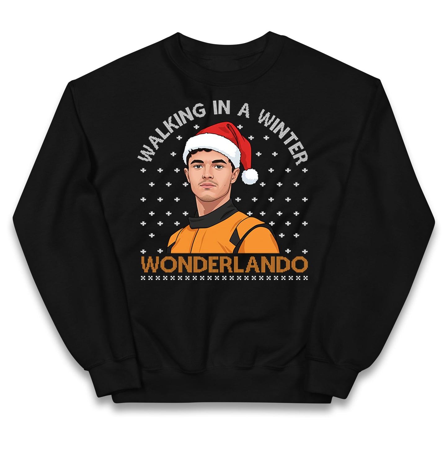Lando Norris Christmas Kids Jumper