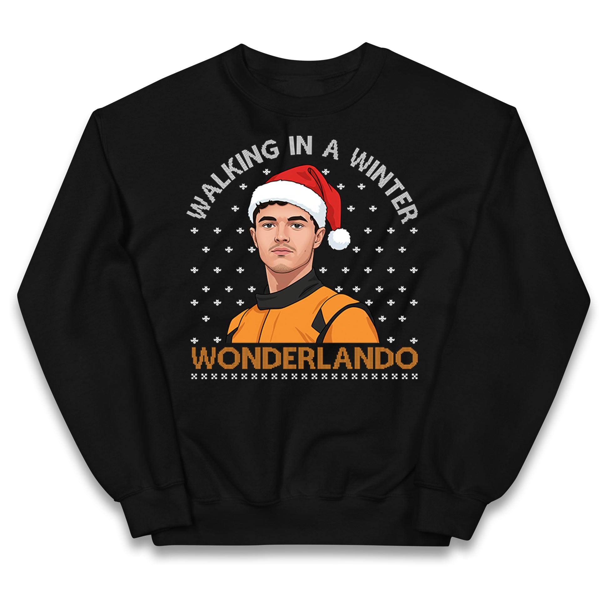 Lando Norris Christmas Kids Jumper