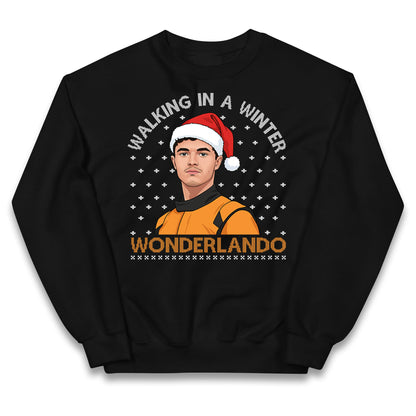 Lando Norris Christmas Kids Jumper