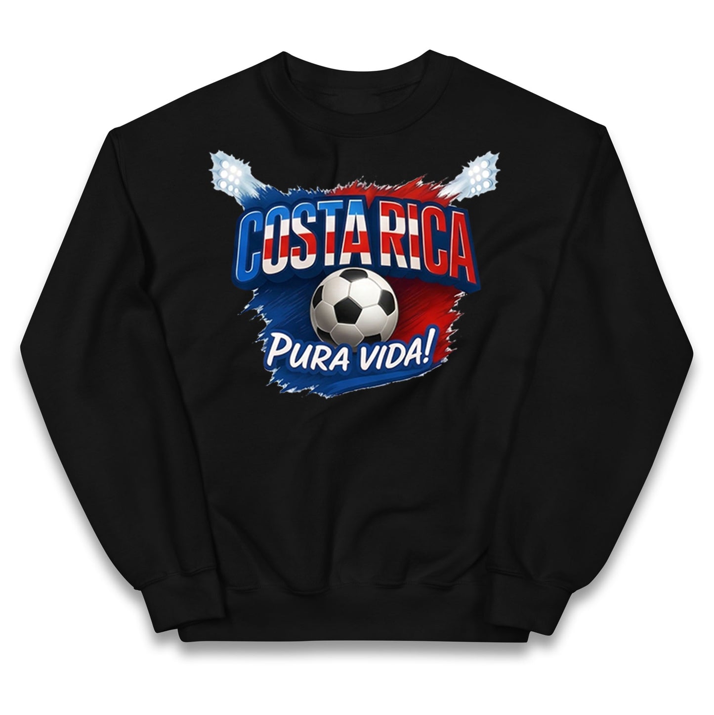 Costa Rica Retro World Cup Kids Jumper