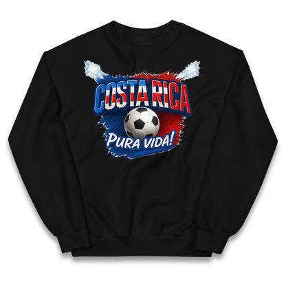 Costa Rica Retro World Cup Kids Jumper