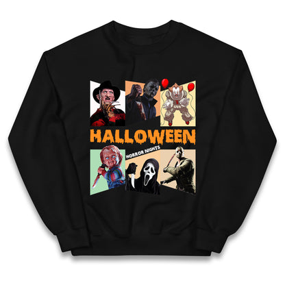 Horror Characters Halloween Horror Nights Kids Jumper