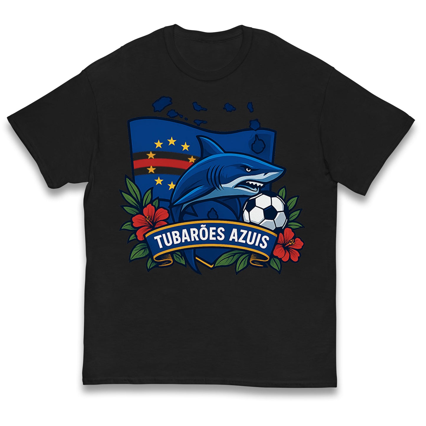 Cape Verde Football Kids T Shirt