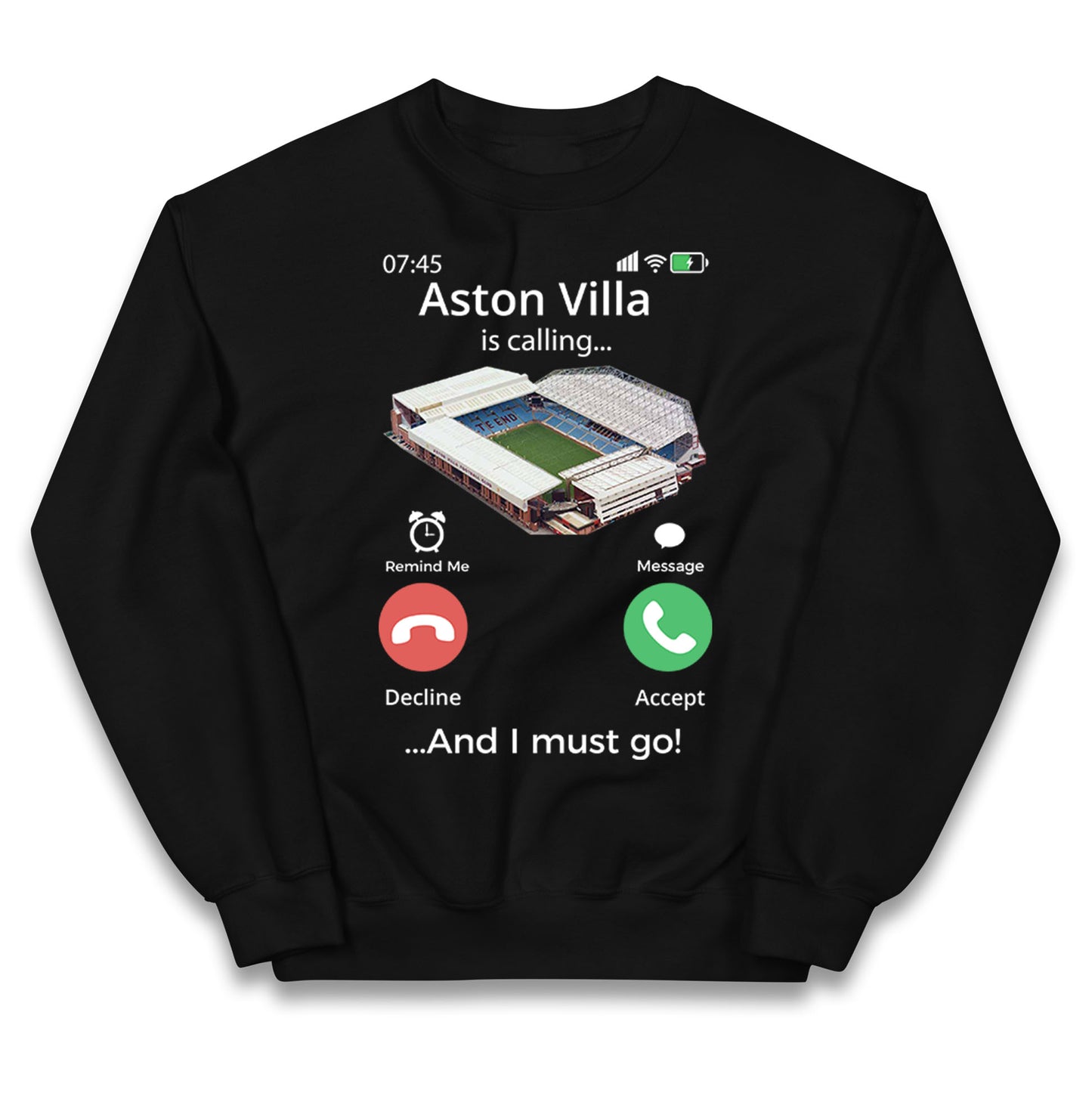 aston villa jumper kids