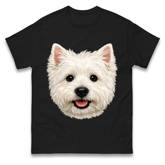West Highland White Terrier Dog Face T Shirt