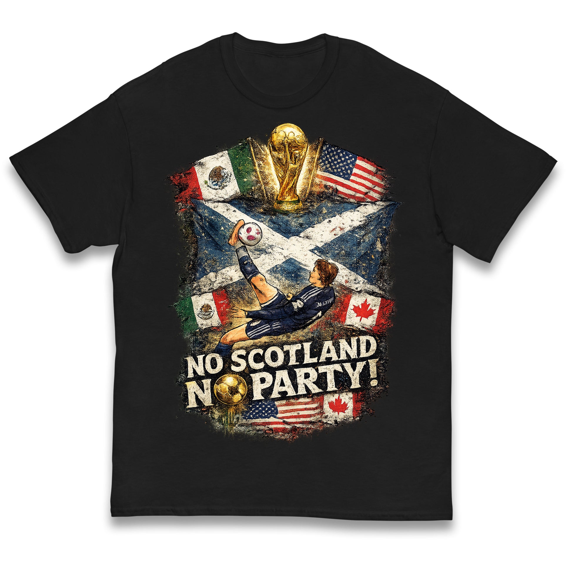 No Scotland No Party World Cup 2026 Kids T Shirt