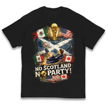 No Scotland No Party World Cup 2026 Kids T Shirt