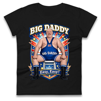 Big Daddy UK Wrestling Ladies T Shirt