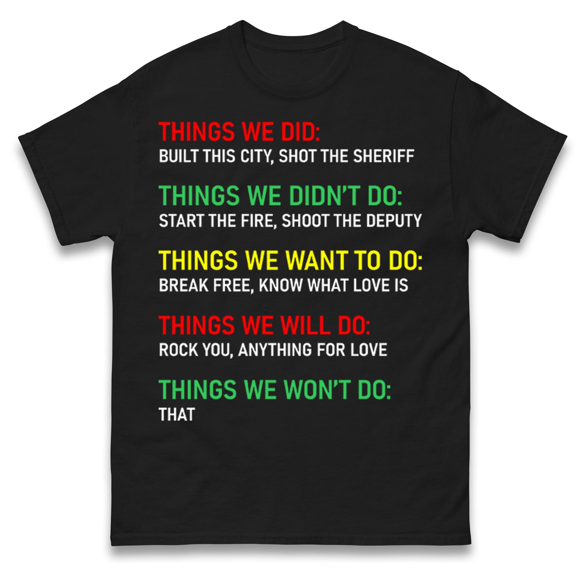 Bob Marley Music T Shirt 