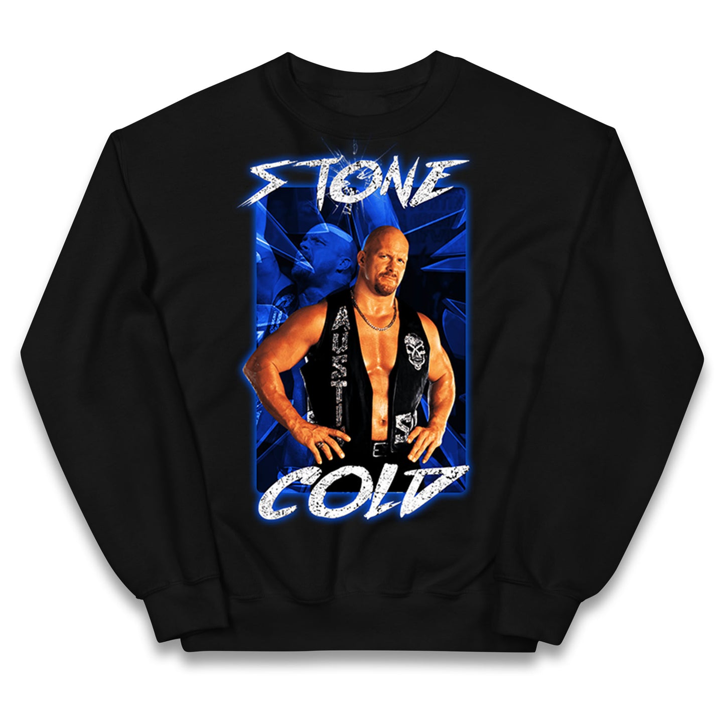 Stone Cold wwe Bootleg Kids Jumper