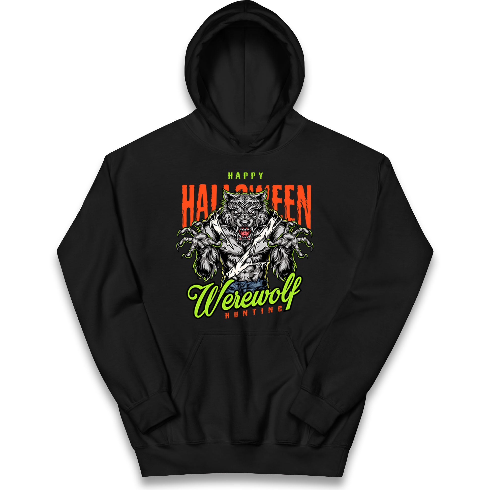 Halloween Werewolf Kids Hoodie