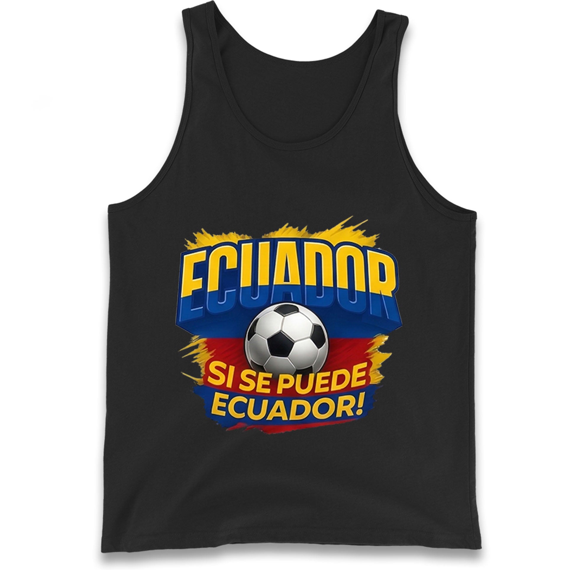 Ecuador Retro World Cup Tank Top