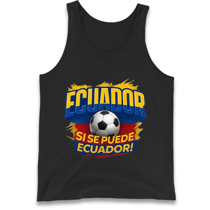 Ecuador Retro World Cup Tank Top