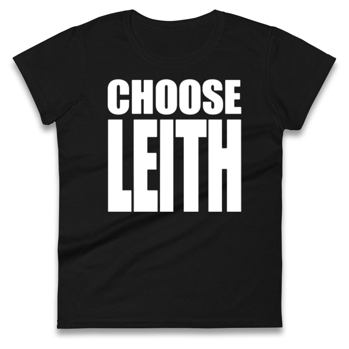 Hibs FC Choose Leith Football Ladies T Shirt 
