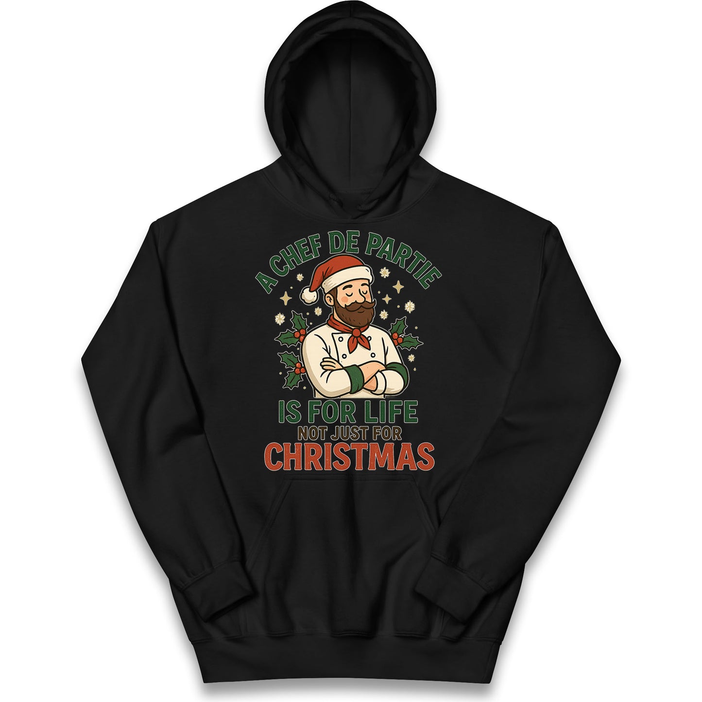 Chef De Partie Christmas Kids Hoodie
