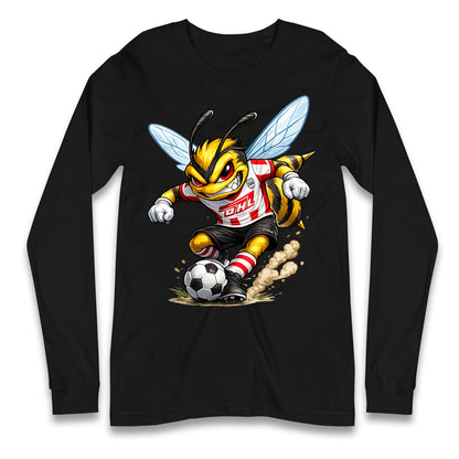 Retro Brentford FC Longsleeve T Shirt