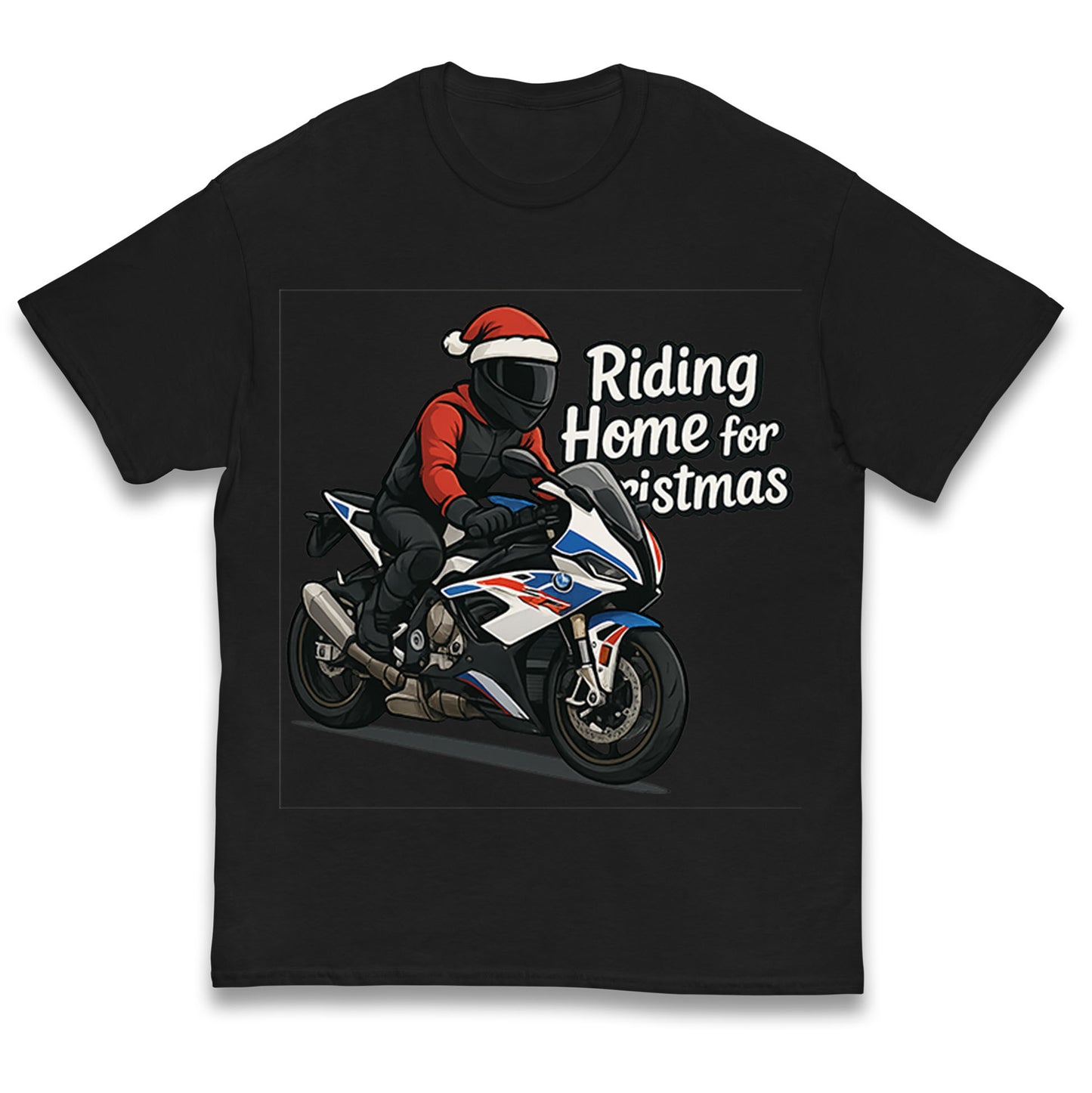 BMW S1000RR Christmas Kids T Shirt