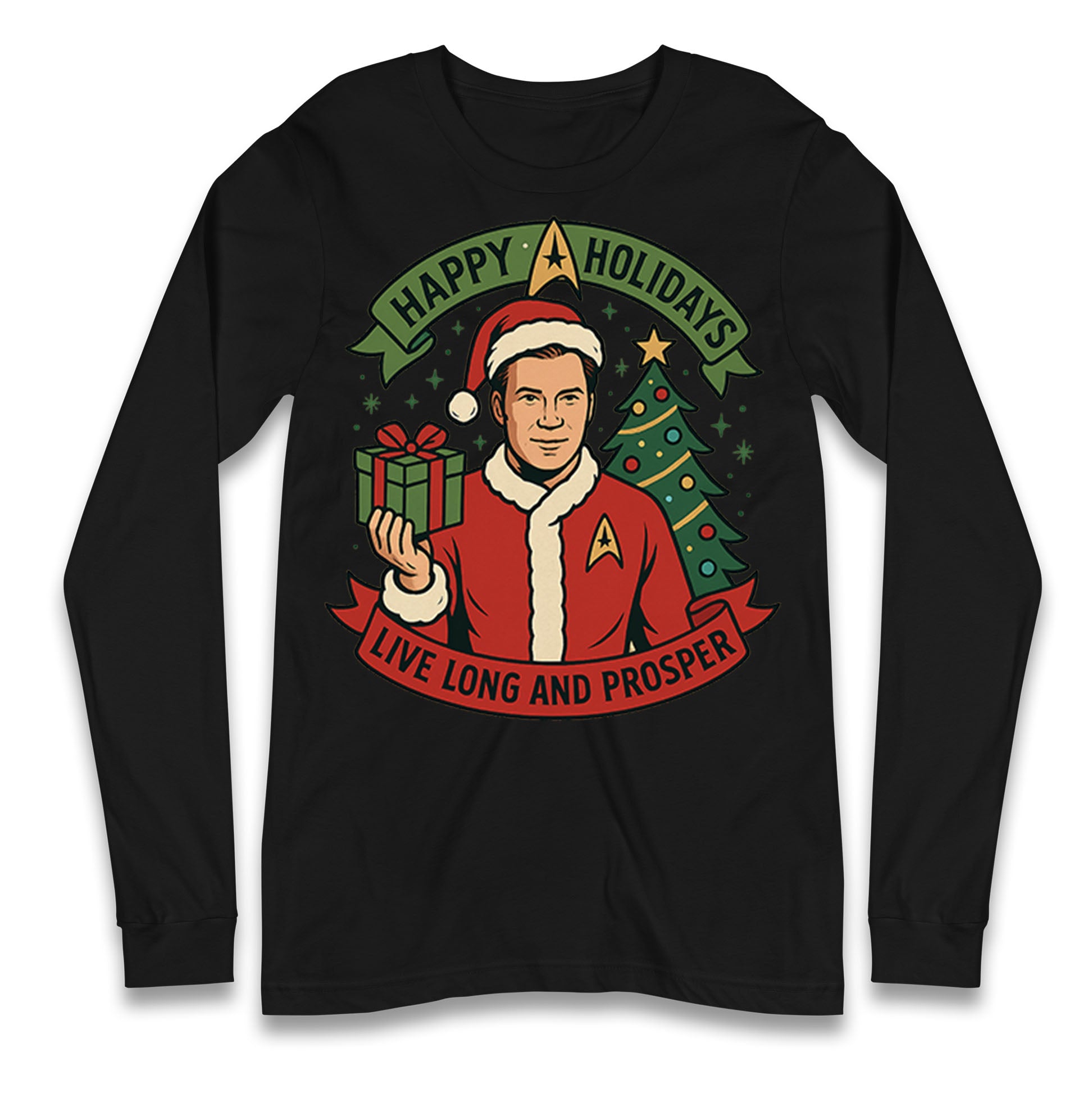 Star Trek Christmas Longsleeve T Shirt