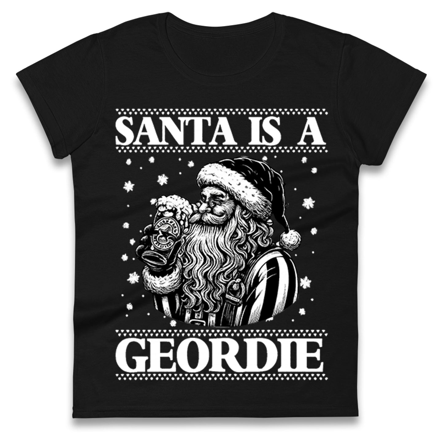 Newcastle Xmas Ladies T Shirt