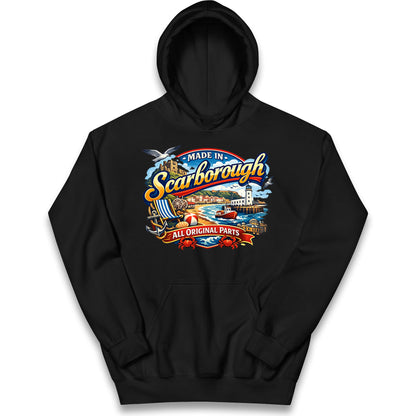 Made In Scarborough All Original Parts Kids Hoodie